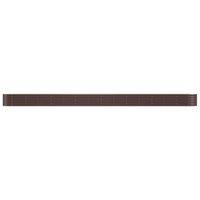 Berkfield Home Garden Raised Bed Powder-coated Steel 620x80x36 cm Brown | Size: 620 x 80 x 36 cm