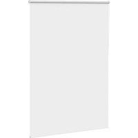 Berkfield Home Roller Blind Blackout White 110x130 cm Fabric Width 105.7 cm Polyester
