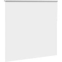Berkfield Home Roller Blind Blackout White 155x130 cm Fabric Width 151.6 cm Polyester