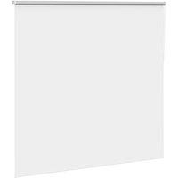 Berkfield Home Roller Blind Blackout White 160x150 cm Fabric Width 156.6 cm Polyester