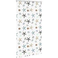 Berkfield Home Shower Roller Blind with Cassette 140x240 cm Fabric Width 136 cm in White