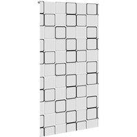Berkfield Home Shower Roller Blind 130x240 cm Fabric Width 126 cm in White