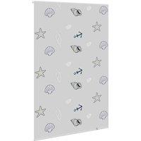 Berkfield Home Shower Roller Blind 160x240 cm Fabric Width 156 cm in Grey