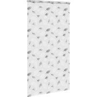 Berkfield Home Shower Roller Blind with Cassette 140x240 cm Fabric Width 136 cm in Grey