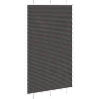 Berkfield Home Pleated Blind Black 115x200 cm Fabric Width 114.4 cm Polyester