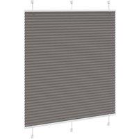 Berkfield Home Pleated Blind Anthracite 120x150 cm Fabric Width 119.4 cm Polyester in Grey