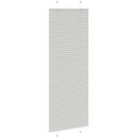 Berkfield Home Pleated Blind Light Grey 75x200 cm Fabric Width 74.4 cm Polyester