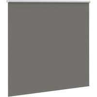 Berkfield Home Roller Blind Blackout Grey 160x175 cm Fabric Width 156.6 cm Polyester