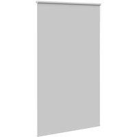Berkfield Home Roller Blind Blackout Marine 105x210 cm Fabric Width 100.7 cm Pol in Grey