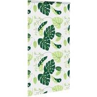 Berkfield Home Shower Roller Blind with Cassette 120x240 cm Fabric Width 116 cm in Green