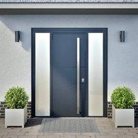 Berkfield Home Garden Planters 2 pcs 40x40x40 cm Stainless Steel in Silver | Size: 40 x 40 x 40 cm