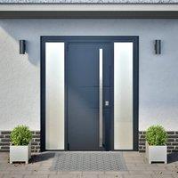 Berkfield Home Garden Planters 2 pcs 30x30x30 cm Stainless Steel in Silver | Size: 30 x 30 x 30 cm
