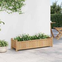 Berkfield Home Planter 100x30x25 cm Bamboo in Brown | Size: 100 x 30 x 25 cm