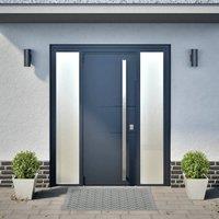 Berkfield Home Garden Planters 30x30x30 cm 2 pcs Stainless Steel in Silver | Size: 30 x 30 x 30 cm