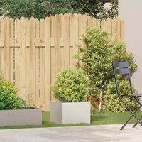 Berkfield Home Planter White 40x40x30 cm Steel | Size: 40 x 40 x 30 cm