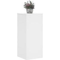 Berkfield Home Plant Stands 2 pcs White 30x30x70 cm Engineered wood | Size: 30 x 30 x 70 cm