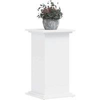 Berkfield Home Plant Stand White 33x33x60 cm Engineered Wood | Size: 33 x 33 x 60 cm