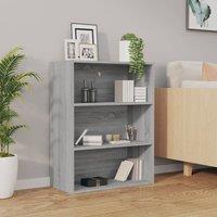 Berkfield Home Hanging Wall Cabinet Grey Sonoma 69.5x32.5x90 cm