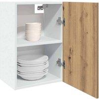 Berkfield Home Hanging Cabinet Lyon Artisan Oak 40x31x60 cm Engineered Wood in Brown | Size: 40 x 31 x 60 cm