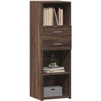 Berkfield Home Highboard Brown Oak 40x42.5x124 cm Engineered Wood