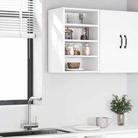Berkfield Home Hanging Cabinet White 40x29.5x60 cm Engineered Wood