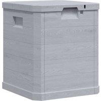 Berkfield Home Garden Storage Box 90 L Light Grey