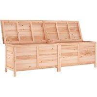 Berkfield Home Garden Storage Box 198.5x50x56.5 cm Solid Wood Fir in Light Tan