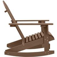 Berkfield Home Garden Rocking Chair Wood Brown