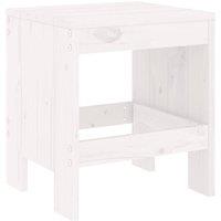 Berkfield Home Garden Stools 2 pcs White 40x36x45 cm Solid Wood Pine | Size: 40 x 36 x 45 cm