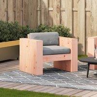 Berkfield Home Garden Sofa 79x60x62 cm Solid Wood Douglas in Light Tan | Size: 79 x 60 x 62 cm