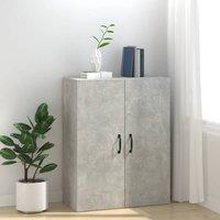 Berkfield Home Hanging Cabinet Concrete Grey 69, 5x34x90 cm Engineered Wood | Size: 5 x 34 x 90 cm