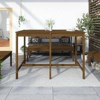 Berkfield Home Garden Table Honey Brown 159.5x82.5x110 cm Solid Wood Pine