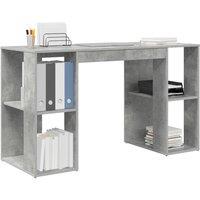 Berkfield Home Grey Computer Desk Concrete grey