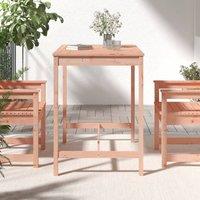 Berkfield Home Garden Table 121x82.5x110 cm Solid Wood Douglas in Light Tan