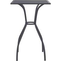 Berkfield Home Garden Table Anthracite 50x50x72 cm Steel Mesh in Charcoal | Size: 50 x 50 x 72 cm