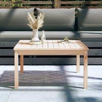 Berkfield Home Garden Table 82.5x82.5x45 cm Solid Wood Pine in Light Brown