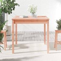Berkfield Home Garden Table 82.5x82.5x76 cm Solid Wood Douglas in Light Brown