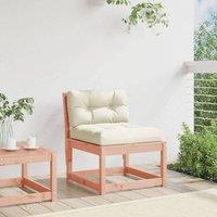 Berkfield Home Garden Sofa with Cushions Solid Wood Douglas in Brown