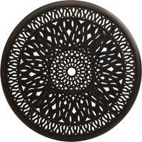 Berkfield Home Garden Table Bronze 90x90x74 cm Cast Aluminium in Brown | Size: 90 x 90 x 74 cm