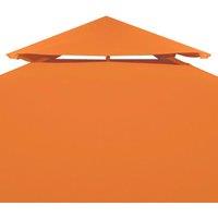 Berkfield Home Gazebo Cover Canopy Replacement 310 g / m Orange 3 x 3 m