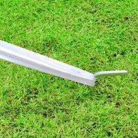 Berkfield Home Gazebo Hexagon Star Garden Pavilion 14m in White