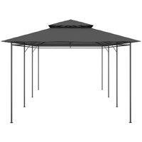 Berkfield Home Gazebo 600x298x270 cm Anthracite in Charcoal | Size: 600 x 298 x 270 cm