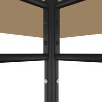 Berkfield Home Gazebo 3x3x2.7 m Taupe 180 g/m