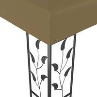 Berkfield Home Gazebo 3x3 m Taupe 180 g/m