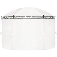 Berkfield Home Gazebo Cream White 530x350x265 cm in Beige | Size: 530 x 350 x 265 cm