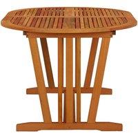 Berkfield Home Garden Table 200x100x75 cm Solid Wood Eucalyptus in Brown | Size: 200 x 100 x 75 cm