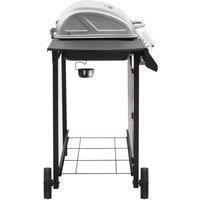 Berkfield Home Gas BBQ Grill with 4 Burners Black & Silver (FR/BE/IT/UK/NL only)