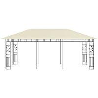 Berkfield Home Gazebo with Mosquito Net 6x3x2.73 m Cream in Beige