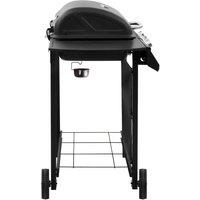 Berkfield Home Gas BBQ Grill with 4 Burners Black (FR/BE/IT/UK/NL only)