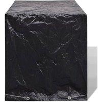 Berkfield Home Garden Water Tank Covers 2 pcs 8 Eyelets 116x100x120 cm in Black | Size: 116 x 100 x 120 cm